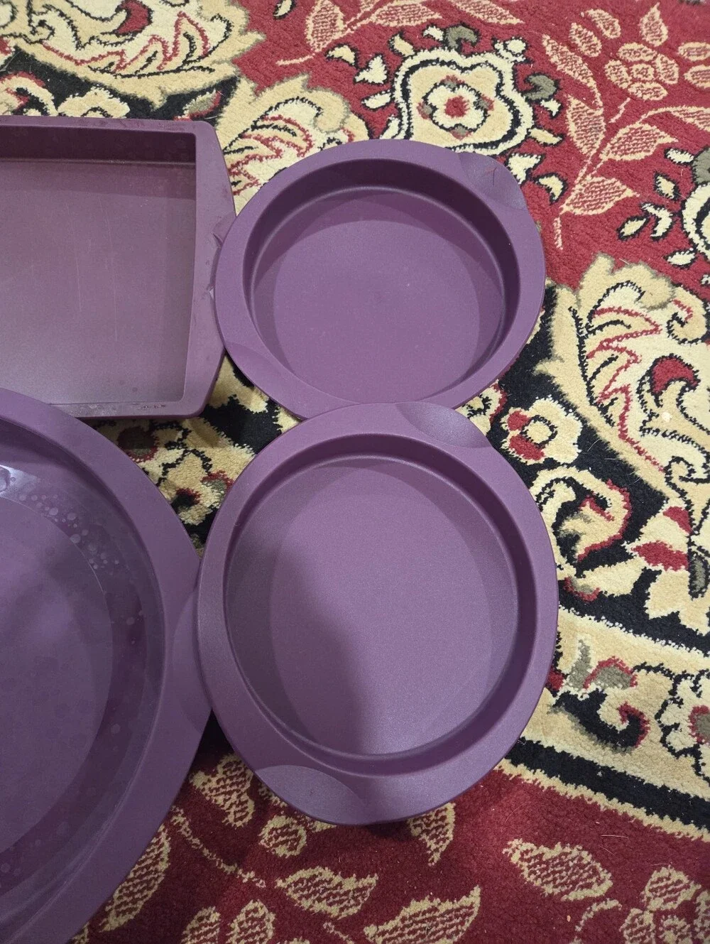 Tupperware Purple Silicone Bakeware Set